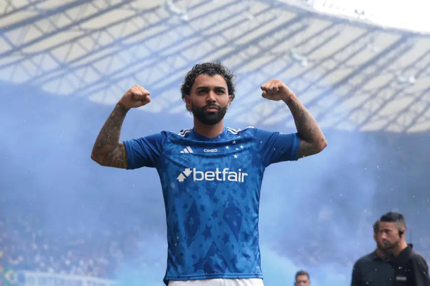 Gabigol é apresentado à torcida do Cruzeiro em evento histórico no Mineirão: 'É o Cabuloso'